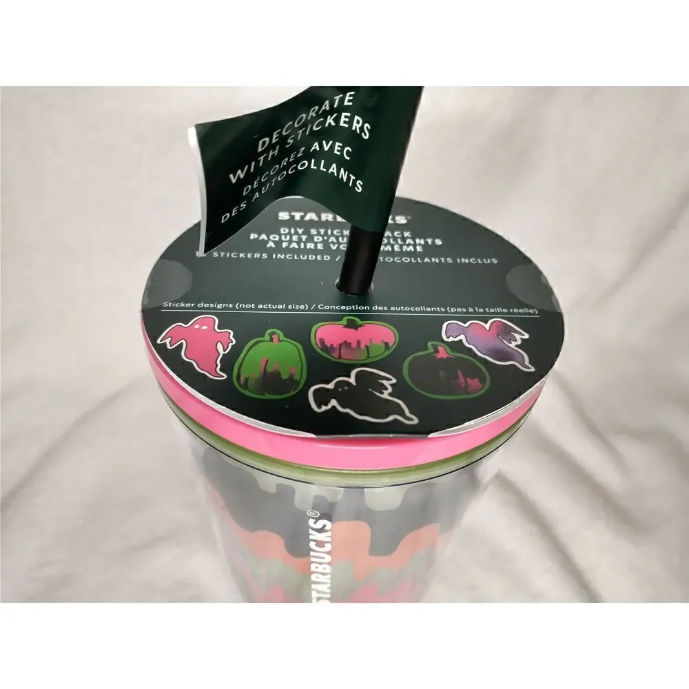 Starbucks Halloween Glow in the Dark Tumbler Duo